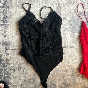 Fashion nova black bodysuit